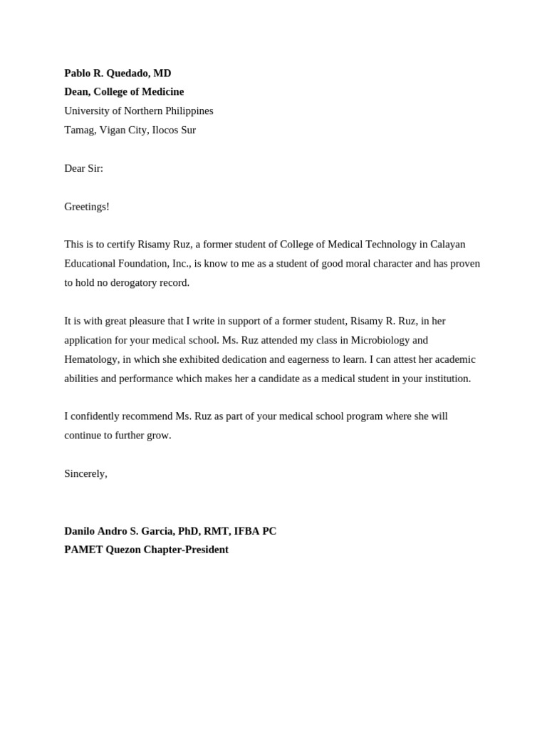 Response to Absence Query Letter | PDF