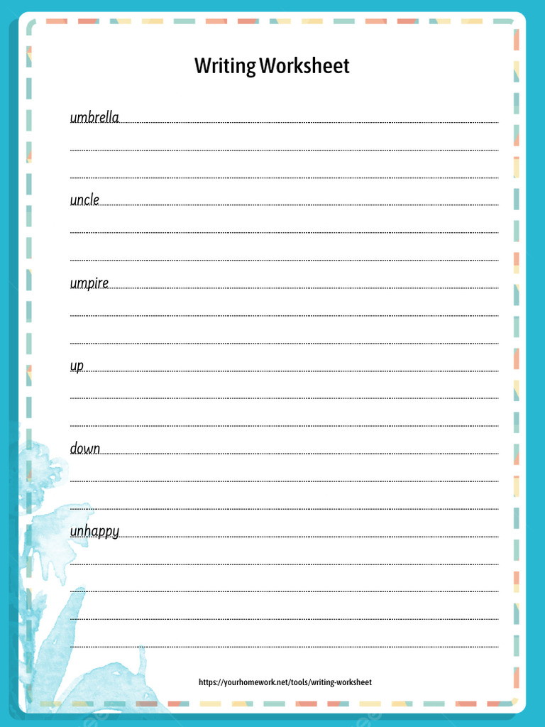 2nd Grade Creative Writing Worksheet | PDF