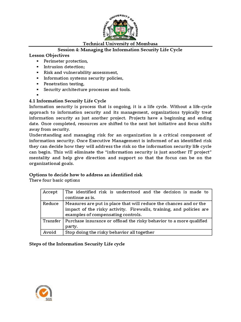 Managing Security Infrastructure Lifecycle | PDF | Firewall (Computing ...