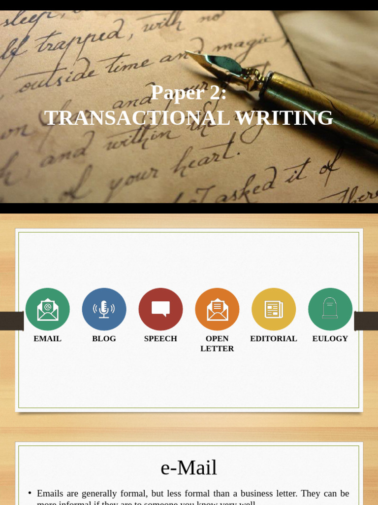 Transactional Writing 11 May | PDF | Public Speaking | Human Communication
