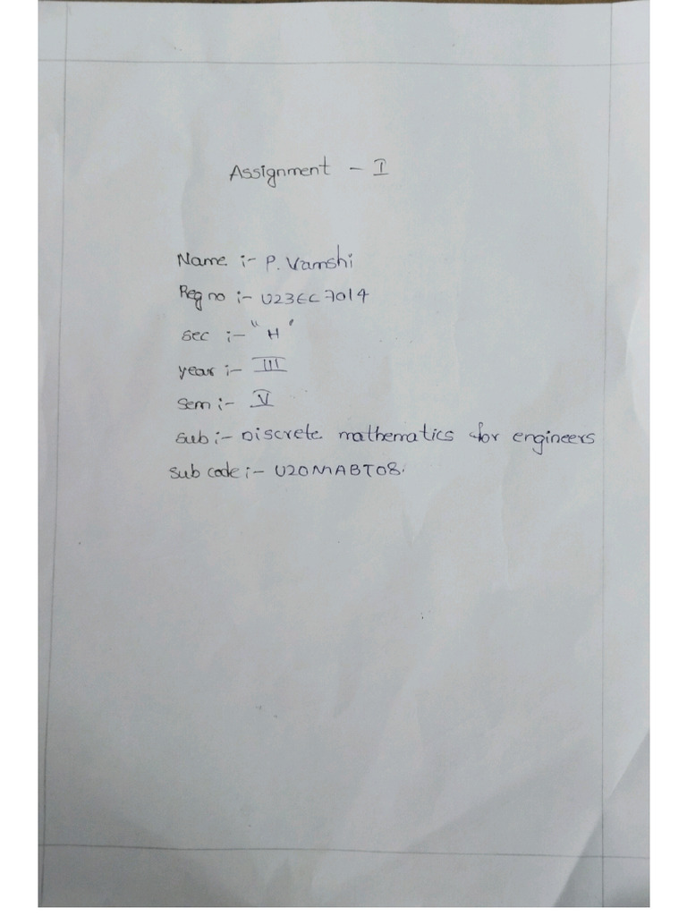Assignment - 1 DME | PDF
