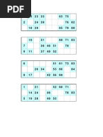 bingo housie ticket generator excel sheet