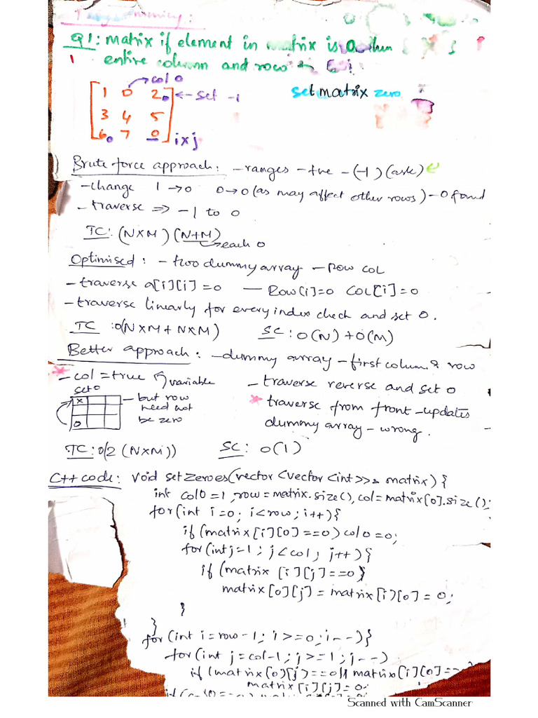 Striver Notes | PDF