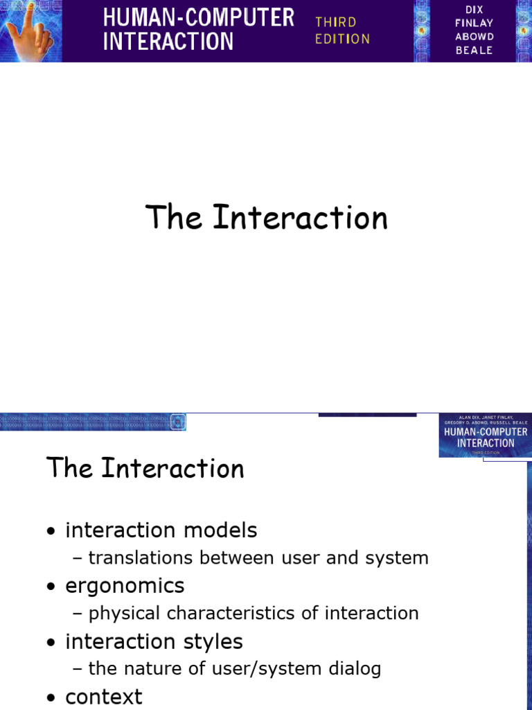 Understanding Interaction Models and Styles | PDF | Window (Computing ...