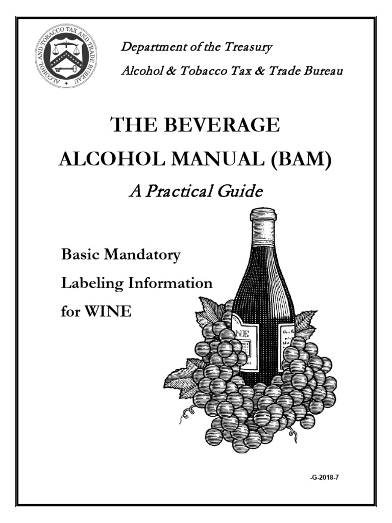 Mandatory Wine Labeling Guide | PDF | Alcoholic Beverages | Wine