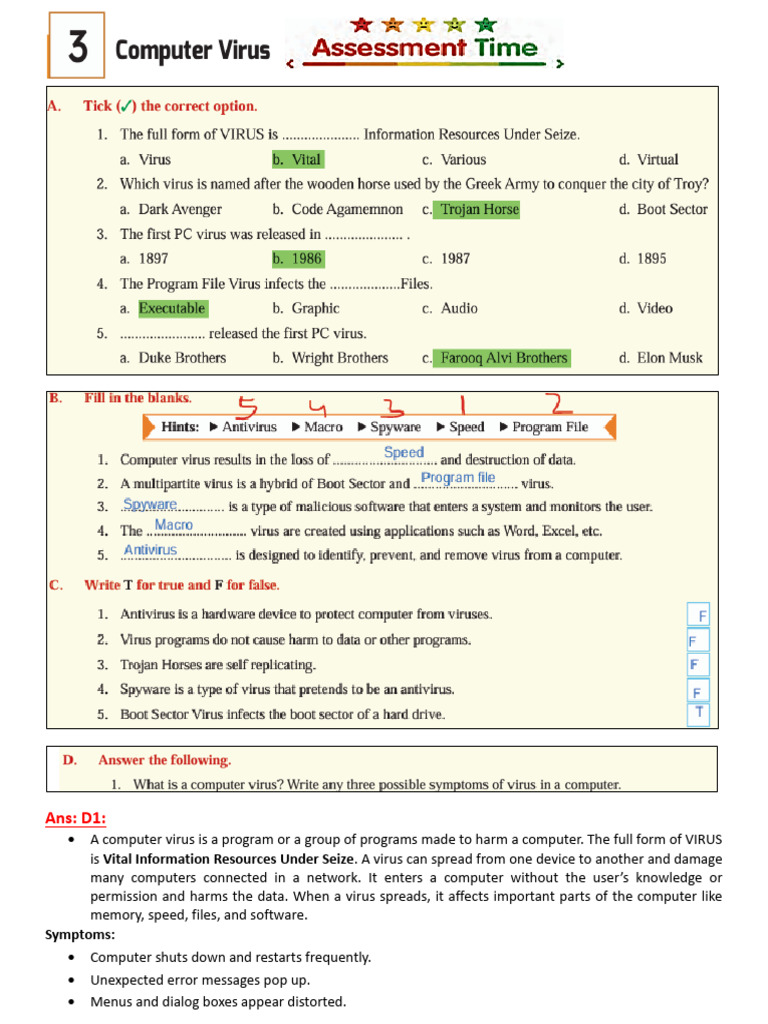 Understanding Computer Viruses and Protection | PDF | Computer Virus ...