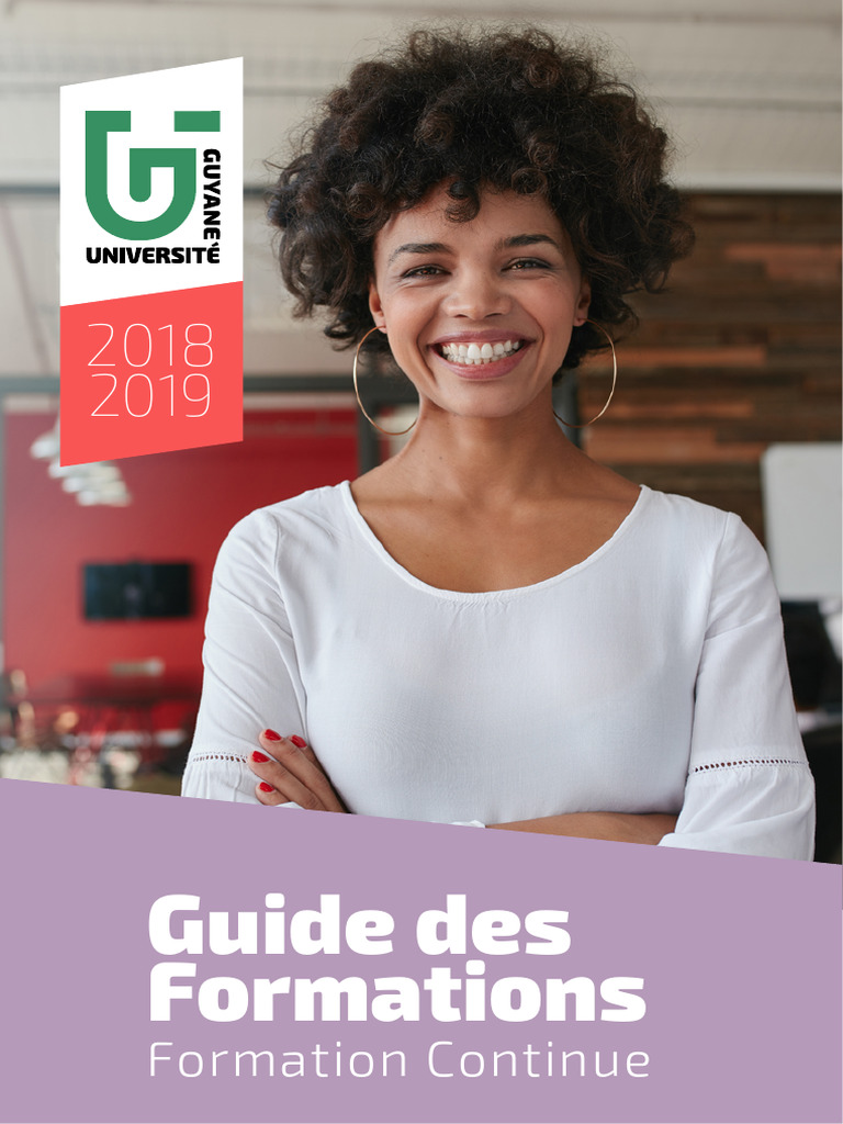 Guide des Formations à l'Université de Guyane | PDF | Formation à distance