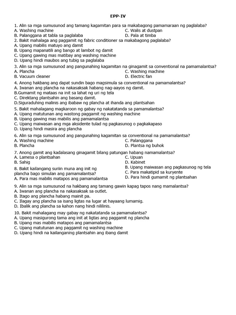 Epp Q3 | PDF