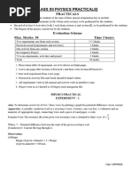 Class 12 Physics Lab Manual 2025-26 | PDF | P–N Junction | Diode