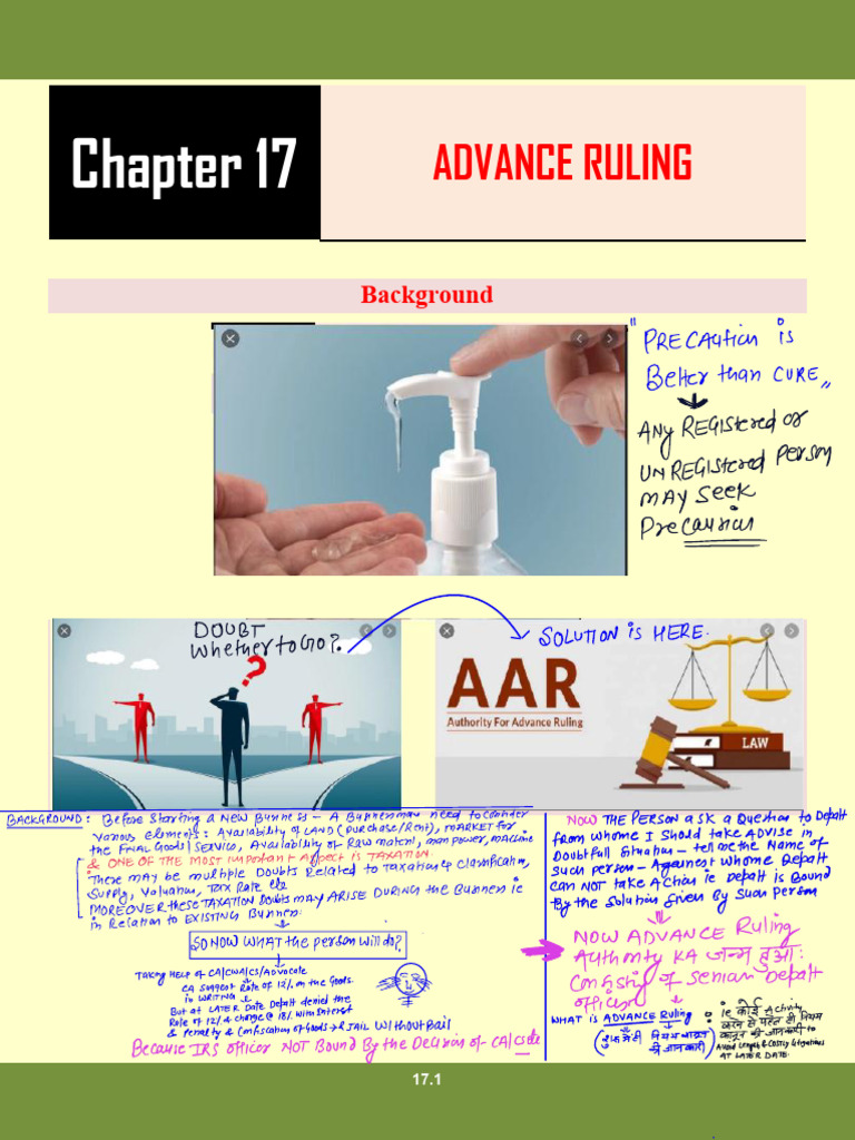 Advance Ruling Process in Taxation | PDF