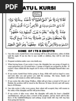 Ayatul Kursi & Some of Its Benefit