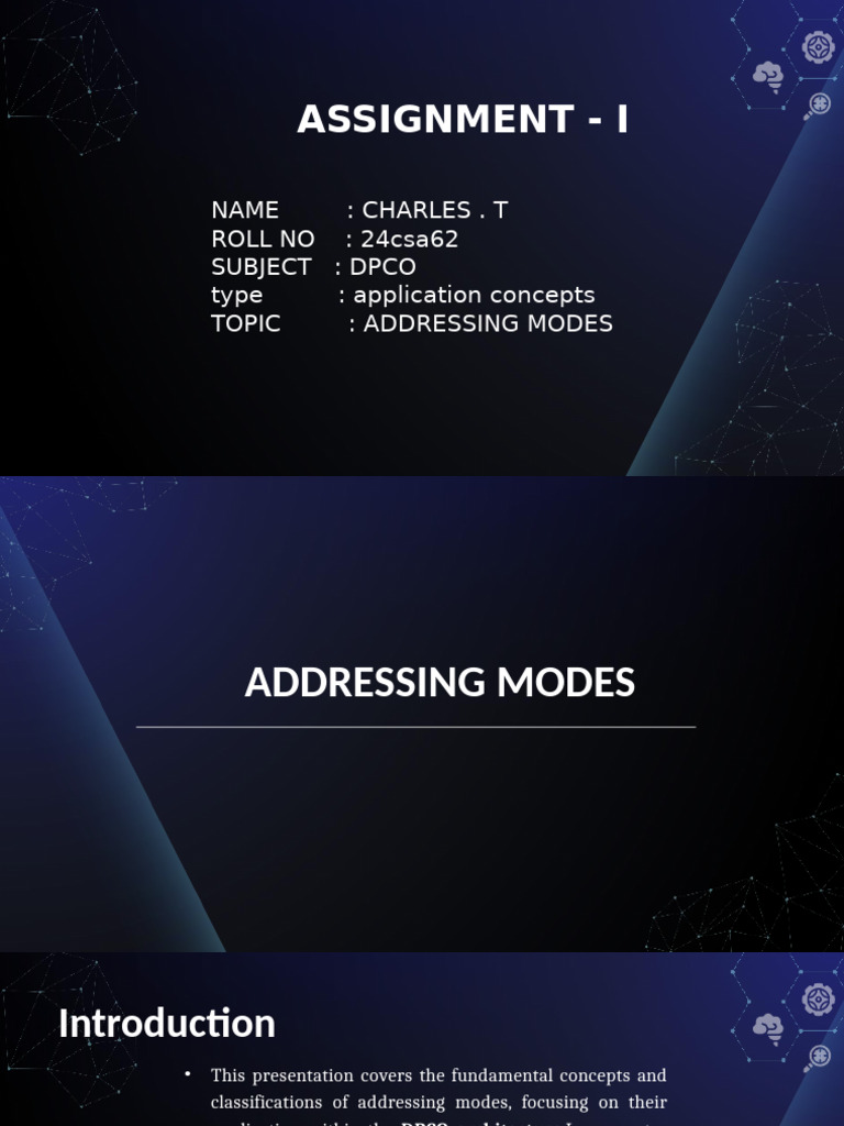 Addressing Modes in DPCO Architecture | PDF | Computer Science ...