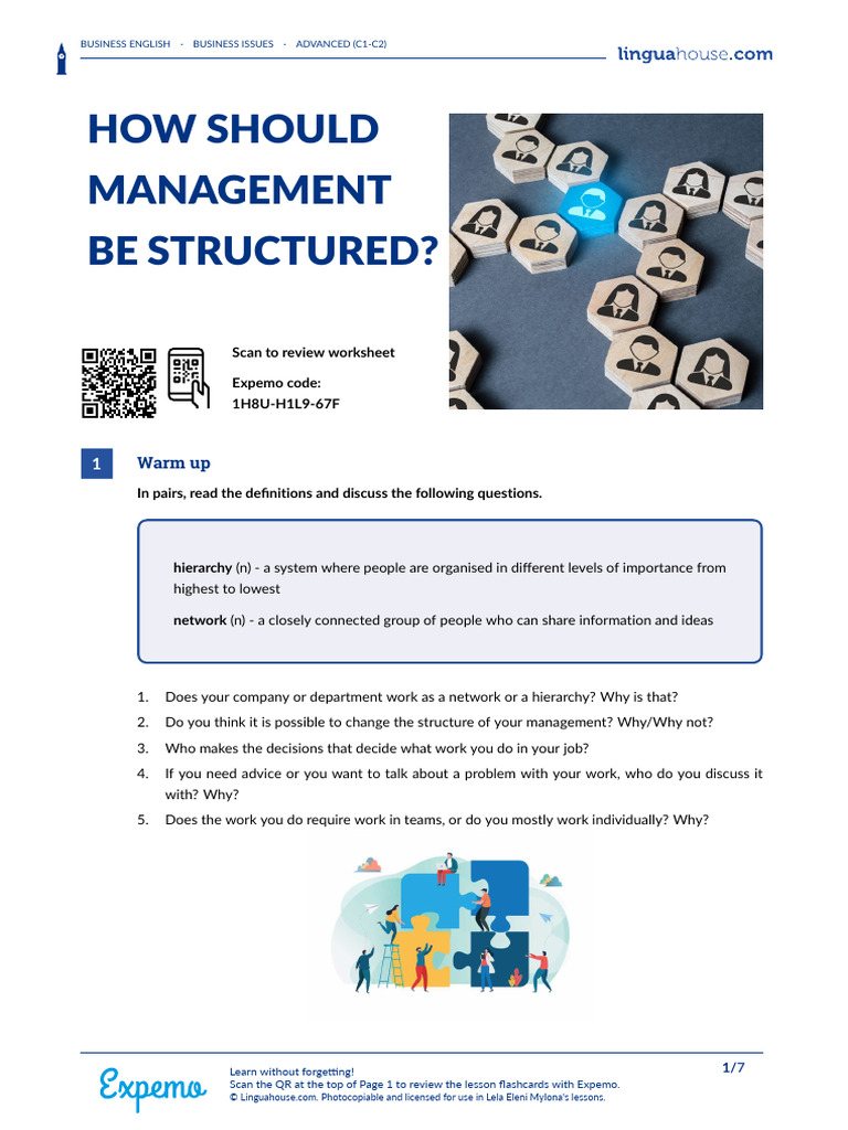 Structuring Management for Success | PDF | Leadership