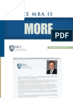 RICE Proffesional MBA Info