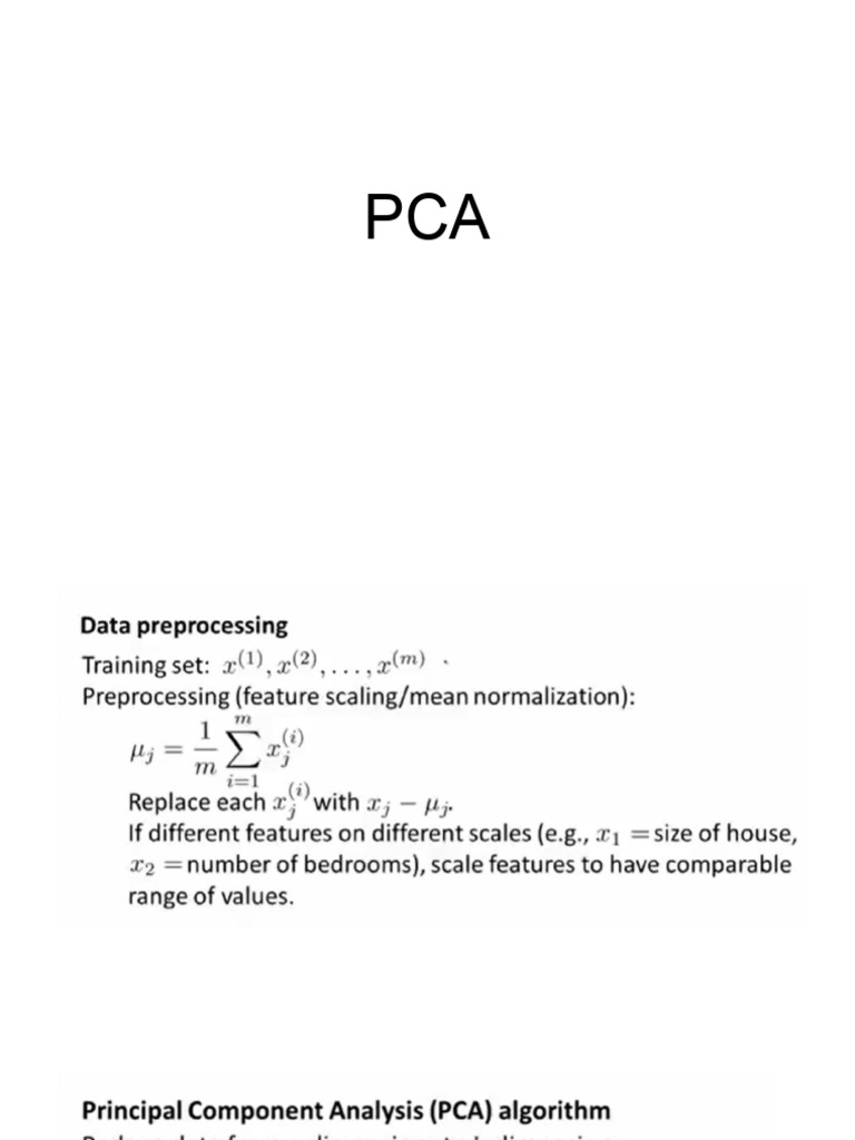 Pca | PDF