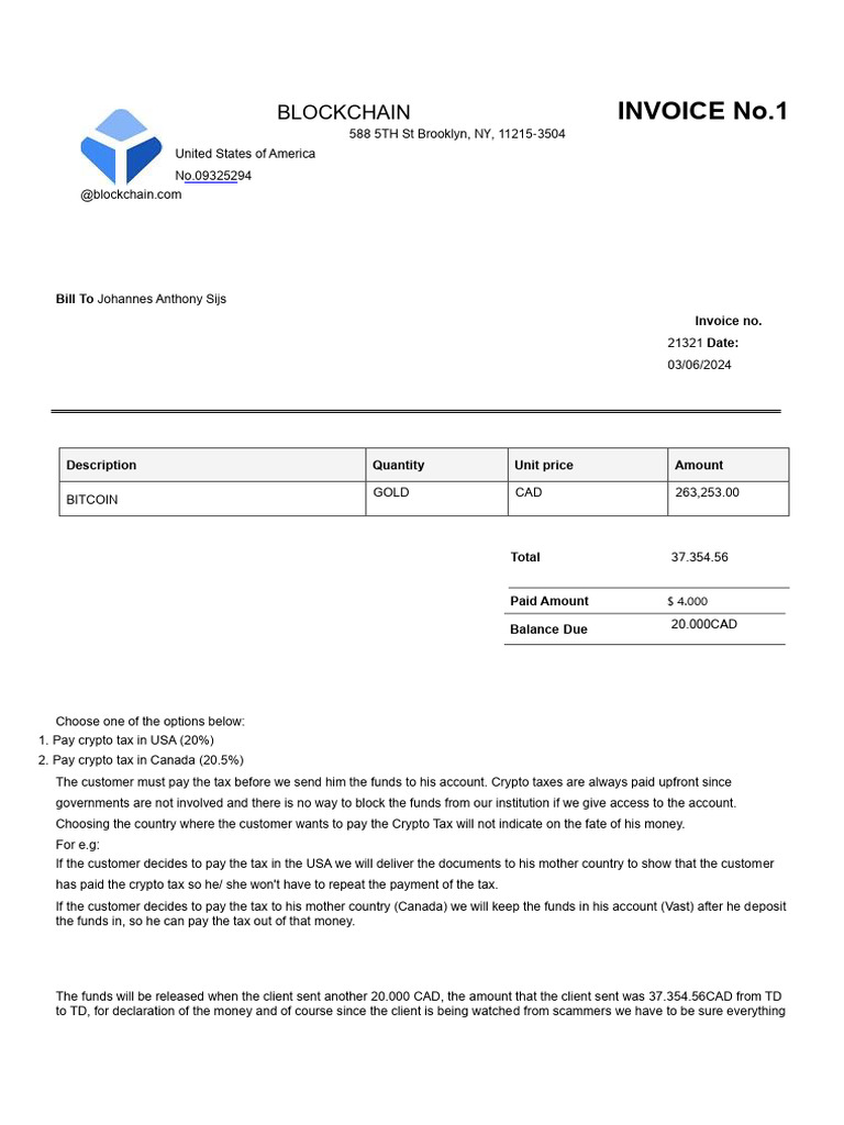 Blockchain Document | PDF | Cryptocurrency | Taxes