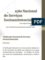 Tipificação Nacional de Serviços Socioassistenciais