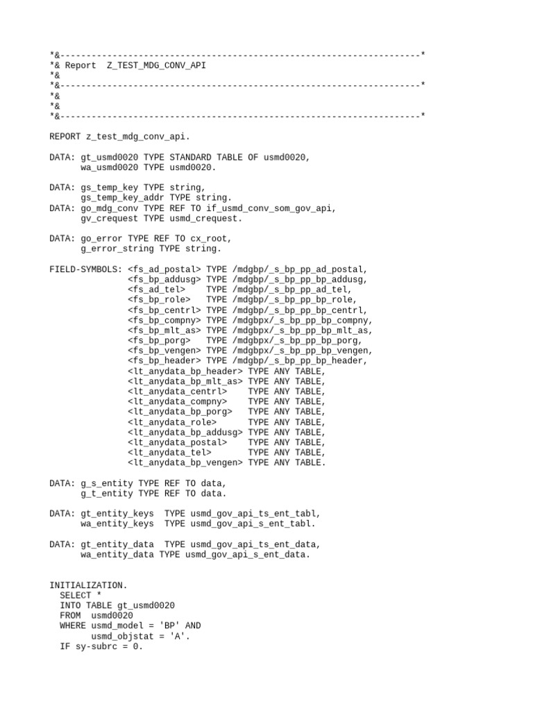 MDG Conversion API Report | PDF | Computer Programming | Computing