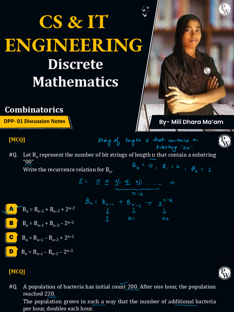 Recurrence Relations in Discrete Math | PDF | Mathematical Analysis ...