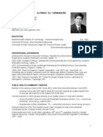 Alfredo Al Armendariz - CV - Curriculum Vitae - 2009