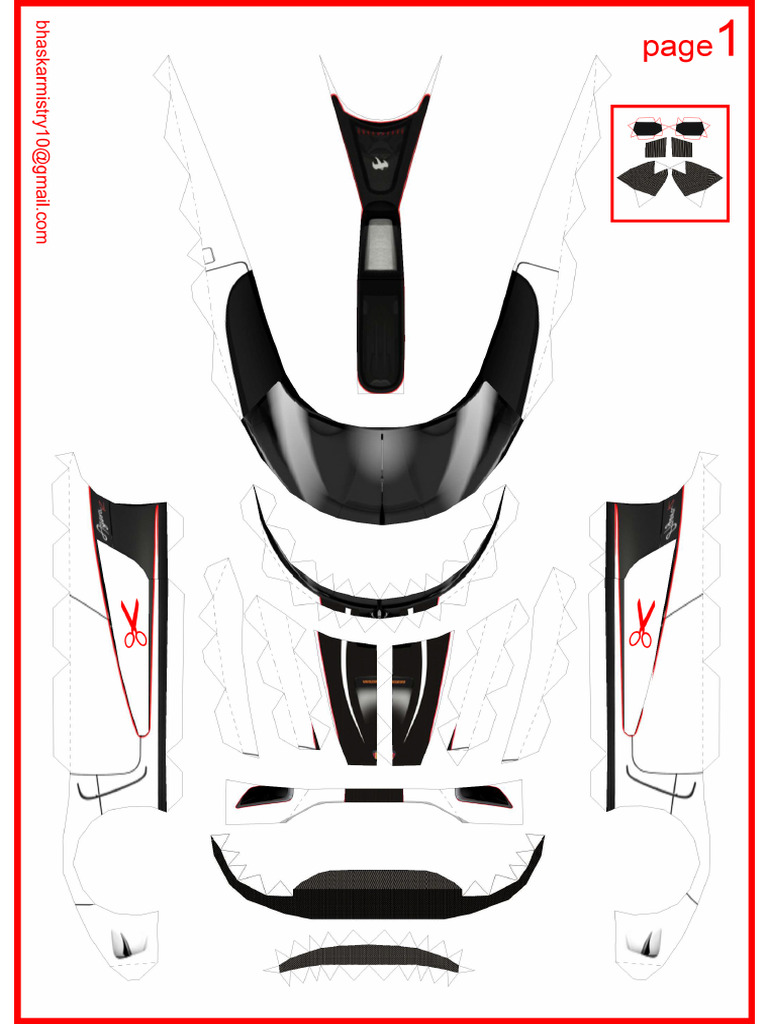 Koenigseg Agera R (Ice WHITE) (Easy Papercraft) by Bhaskar Mistry | PDF