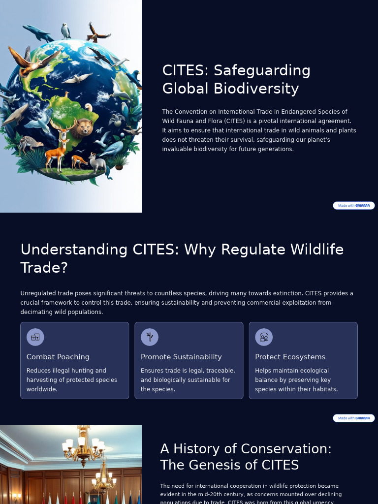 Understanding CITES: Protecting Biodiversity | PDF | Cites ...