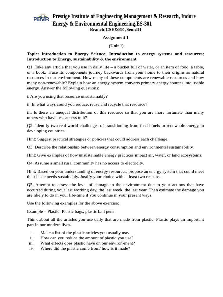 Assignment Assgn. 1 EEE 25 | PDF
