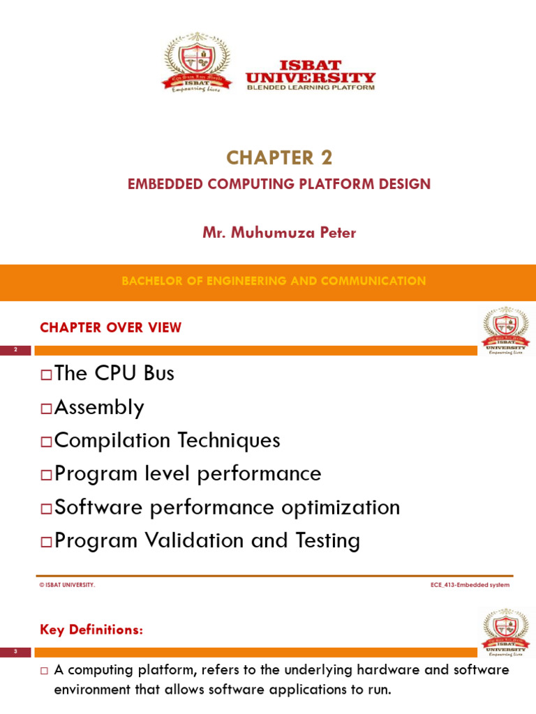 Embedded Computing Platform Design | PDF | Software Testing | Electronics