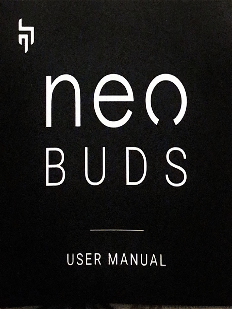 Neo Buds User Manual | PDF