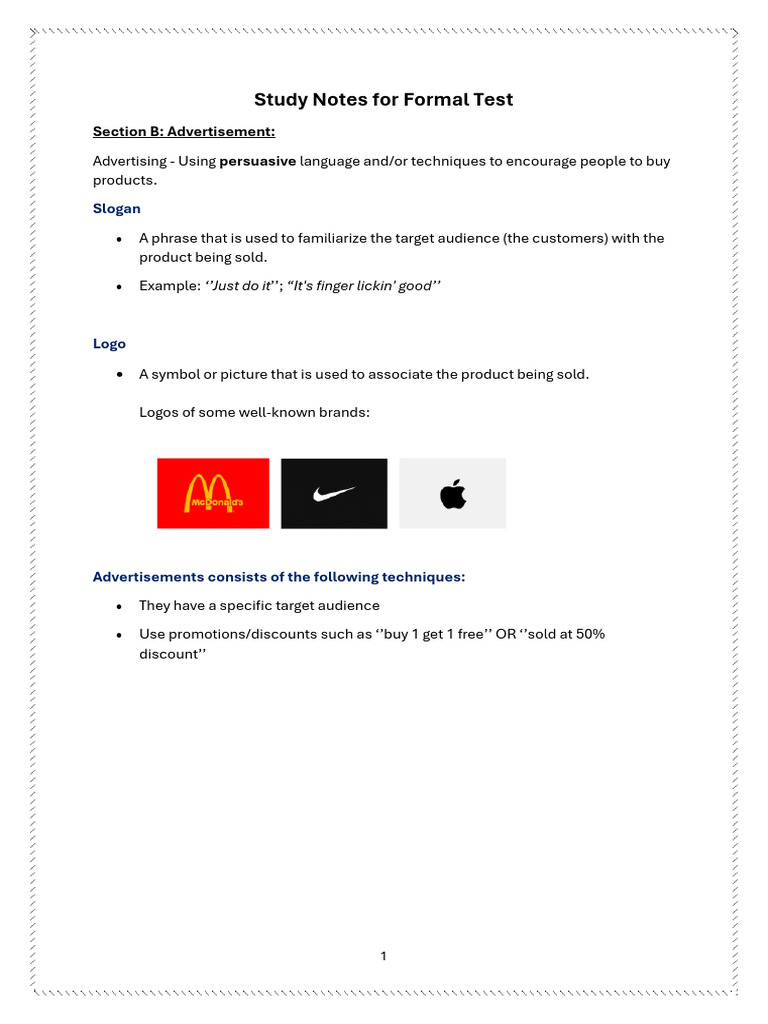 Grade 4 English Study Notes | PDF | Noun | Pronoun