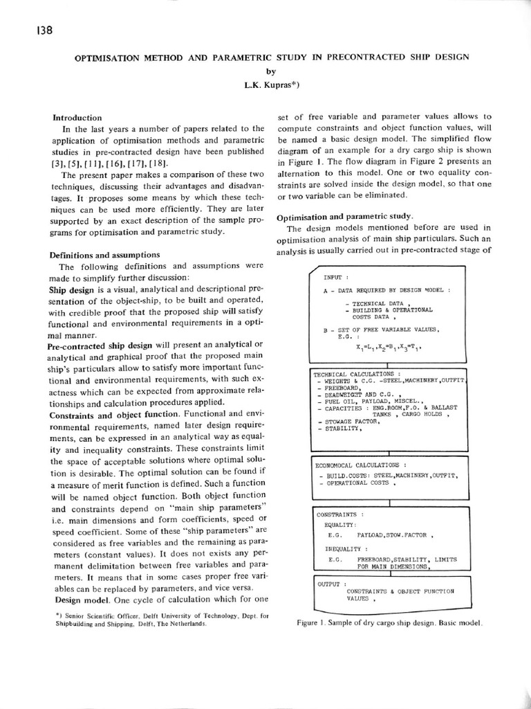 Ship Design Optimization Techniques | PDF | Mathematical Optimization ...