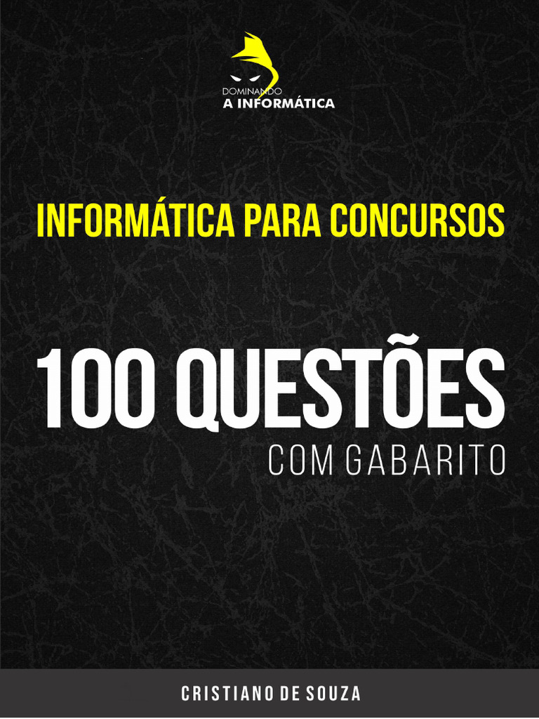 100 Questões de Informática para Concursos | PDF | Malware | Botão Ctrl