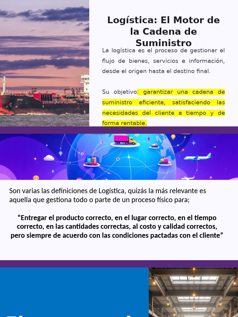 Logística: Clave en la Cadena de Suministro | PDF | Logística | Calidad ...