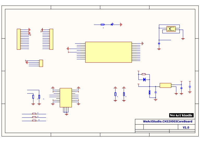 CH32V003 Development Board Schematic | PDF