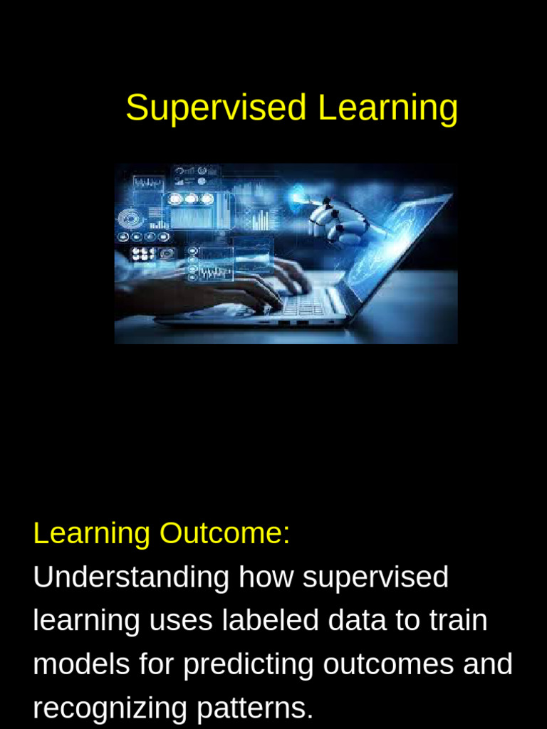 FED IX Computer Chapter 5 Lec. 2 Supervised Machine Learning | PDF ...
