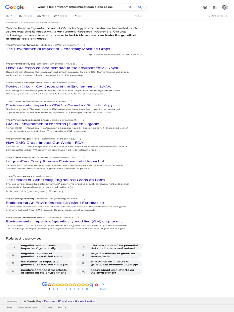 Environmental Risks of GMOs | PDF | Genetically Modified Crops ...