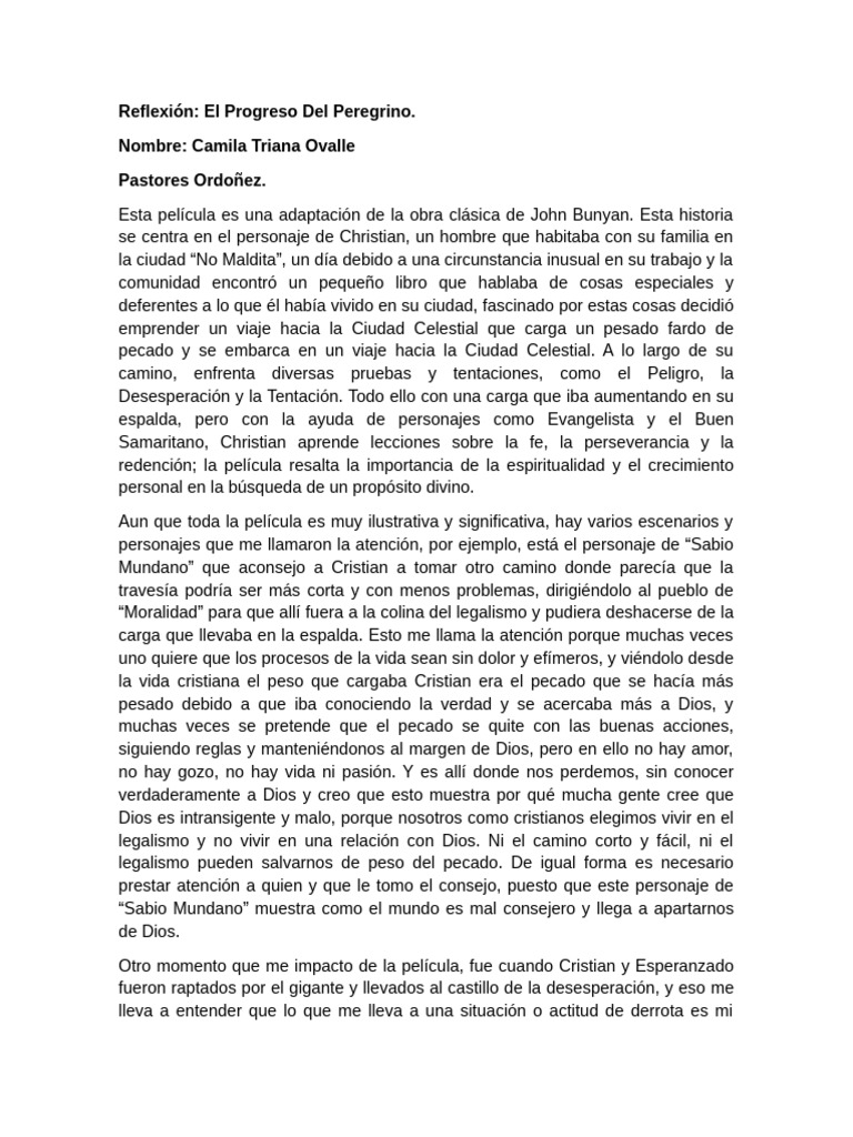 El Progreso Del Peregrino R. | PDF | Dios | Pecado