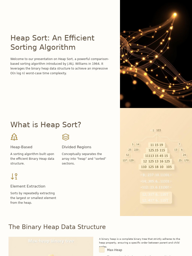 Efficient Heap Sort Algorithm Explained | PDF | Computer Programming ...