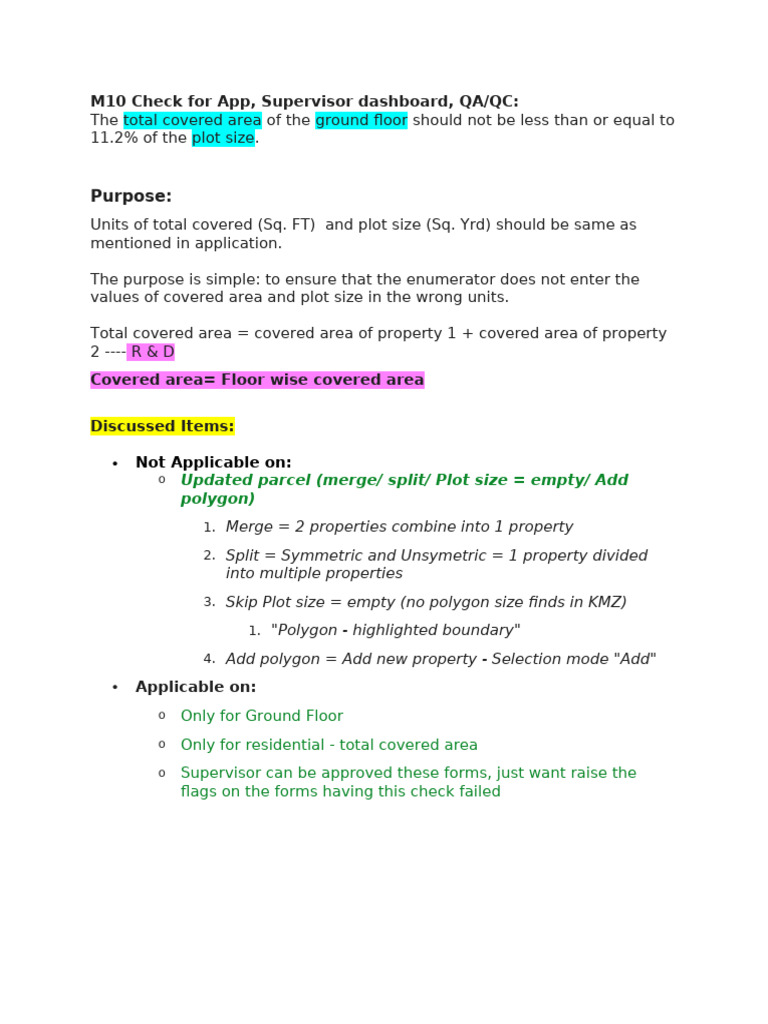 M10 Check Explanation | PDF