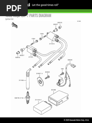 1992 Ninja ZX-7 Parts Diagram & List | PDF