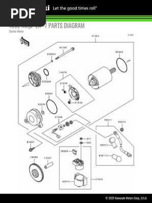1992 Ninja ZX-7 Parts Diagram & List | PDF