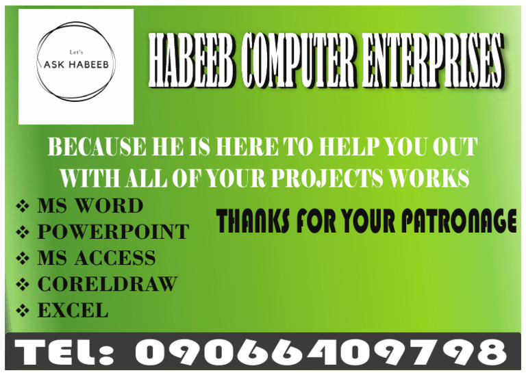 Habeeb Computer | PDF