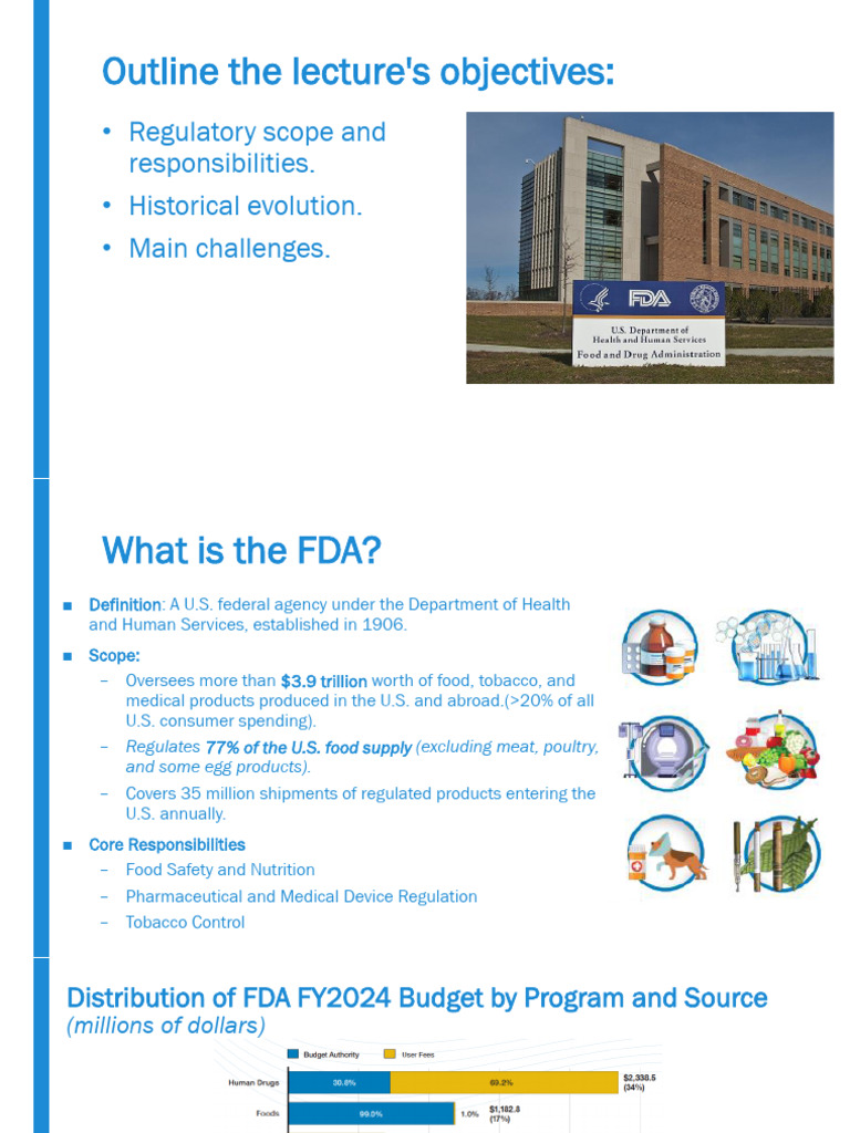 FDA Overview: History, Scope, Challenges | PDF | Electronic Cigarette ...