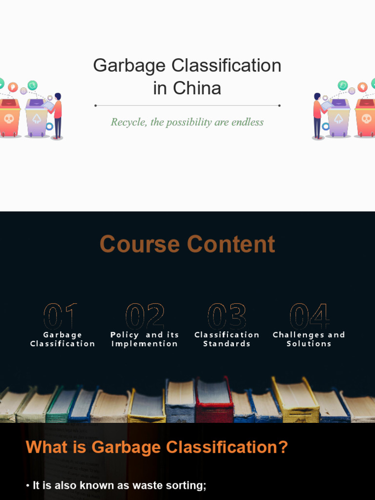 Garbage Classification in China: Overview | PDF | Waste | Recycling