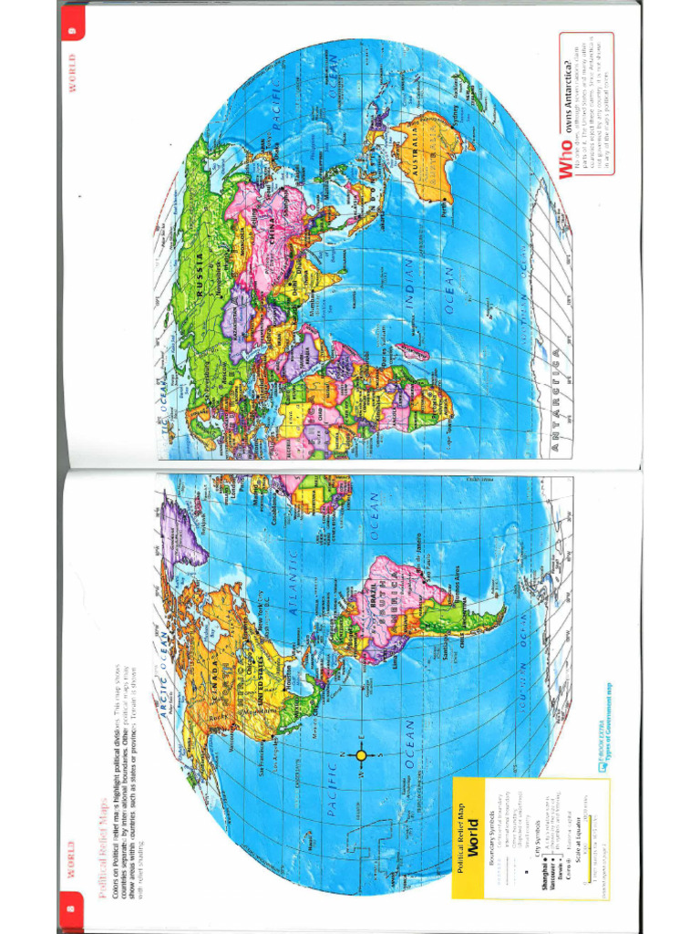 World Atlas p.8&9 | PDF