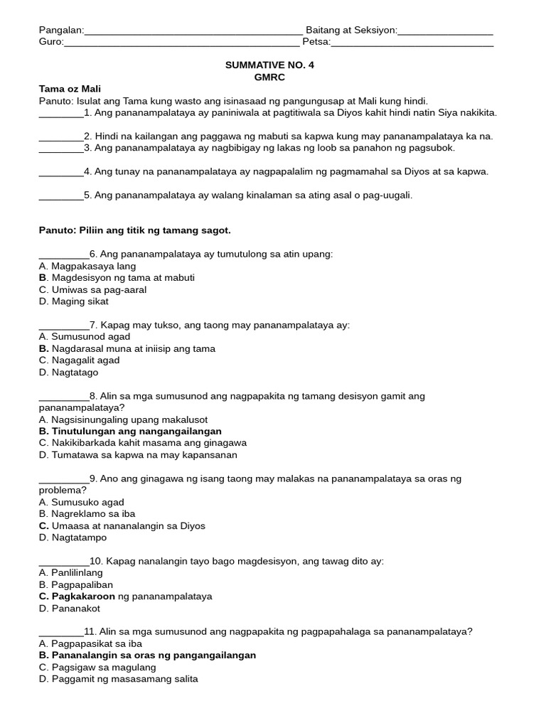 Summative 4 | PDF