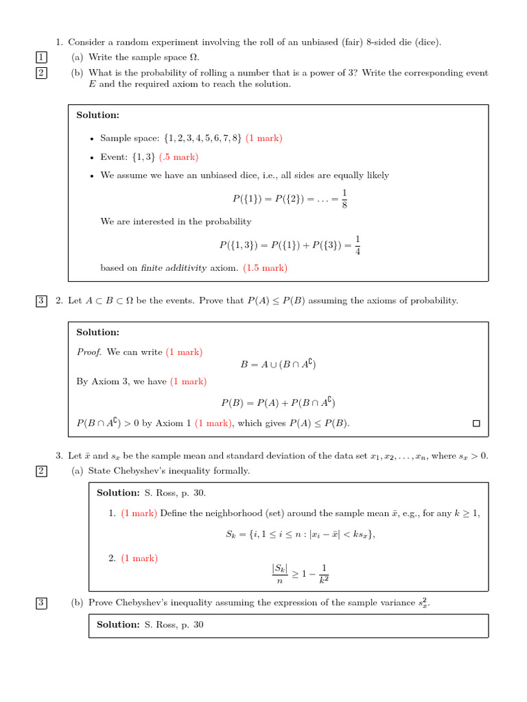 Probability Concepts and Applications | PDF | Random Variable ...