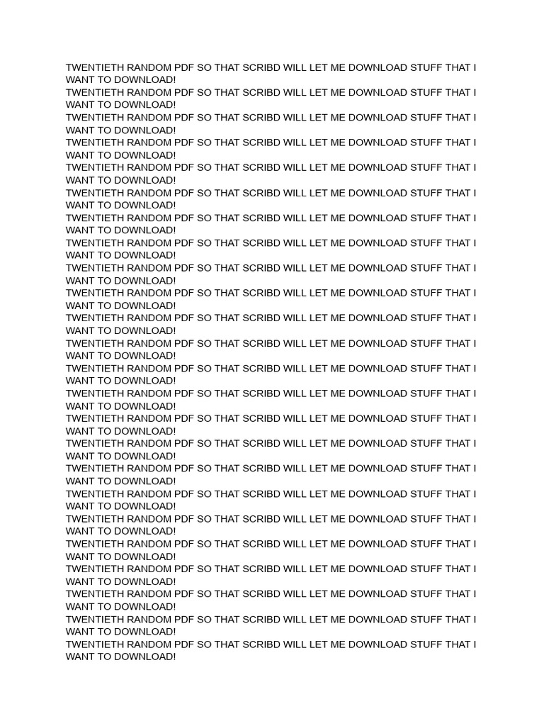 Random PDF for Scribd Downloads | PDF | Technical Communication ...