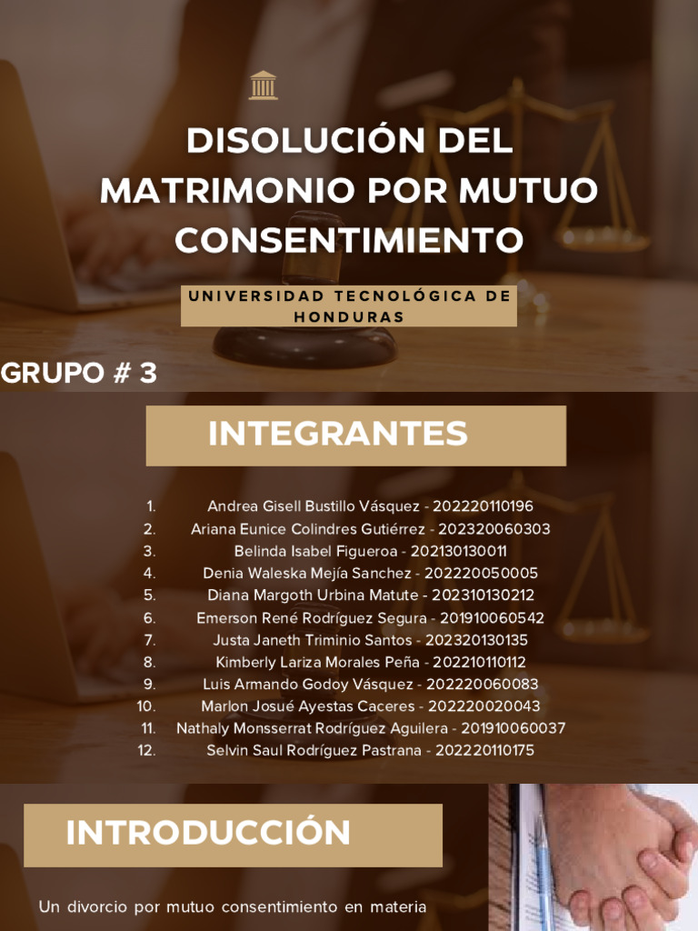 Divorcio por Mutuo Consentimiento en Honduras | PDF | Divorcio ...