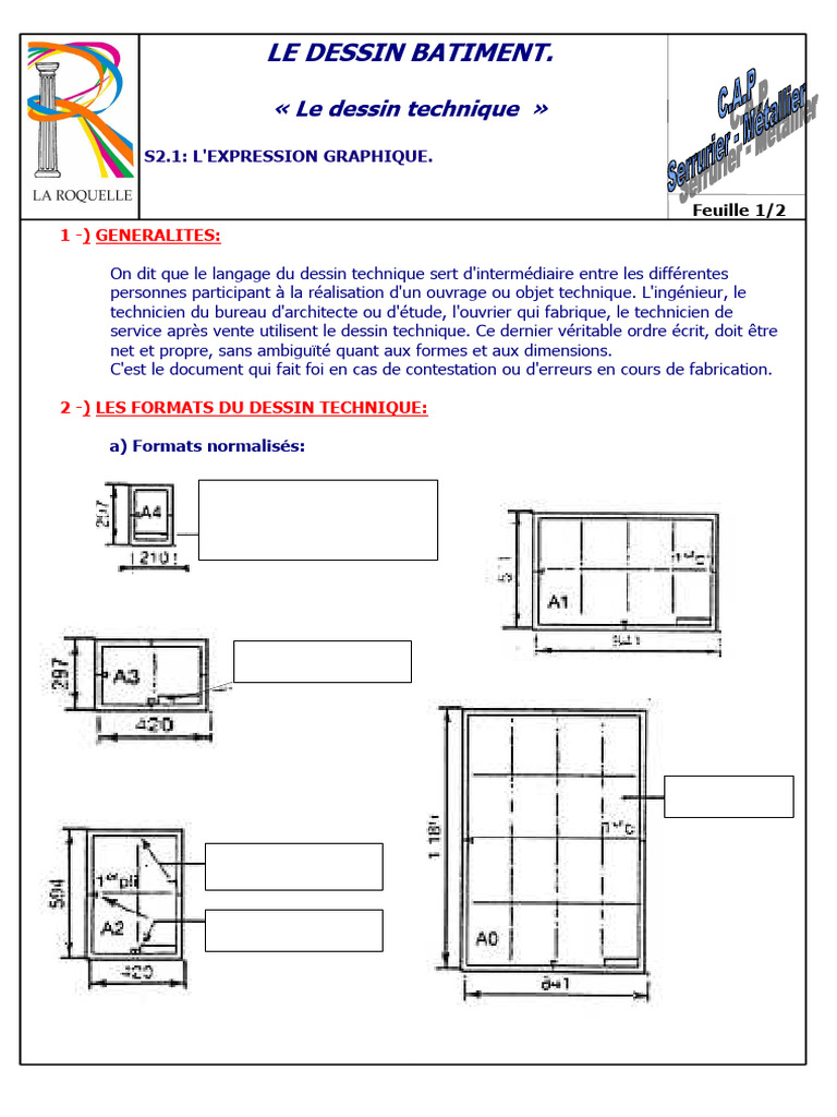Guide du Dessin Technique en Bâtiment | PDF | Dessin technique | Dessin